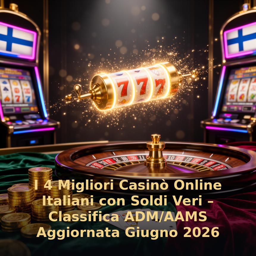 I 5 Migliori Casinò Online Italiani con Soldi Veri – Classifica ADM/AAMS Aggiornata Giugno 2026